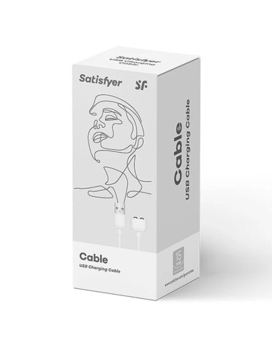 SATISFYER - ĮKROVIMO LAIDAS, BALTAS