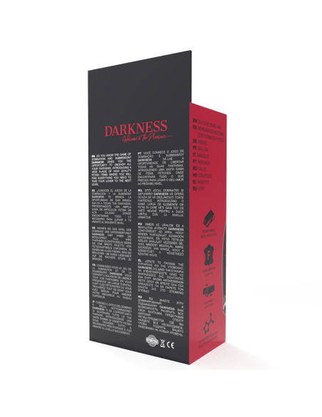 DARKNESS - BLACK BONE SILICONE GAG