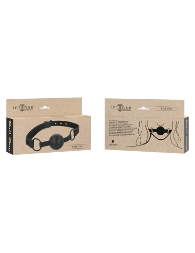 INTENSE - FETISH VEGAN LEATHER BALL GAG