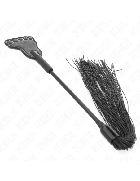 KINK - FOOT SHAPED PADDLE WITH TASSEL WHIP 31 CM