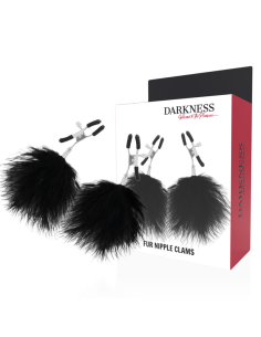 DARKNESS - POM-POM spenelių spaustukai 2 vnt.