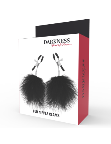 DARKNESS - POM-POM spenelių spaustukai 2 vnt.