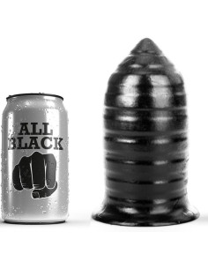 ALL BLACK - ANAL PLUG 16 CM