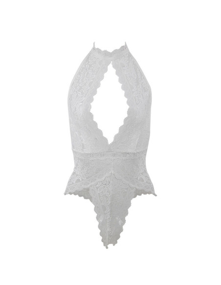 SUBBLIME - 953850 LACE BODYSUIT WHITE S-M