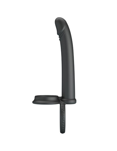 PRETTY LOVE - DILLION DOUBLE PENETRATION DOUBLE COCK RING BLACK