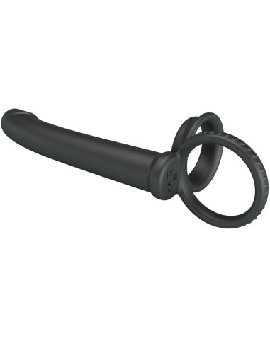 PRETTY LOVE - DILLION DOUBLE PENETRATION DOUBLE COCK RING BLACK