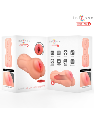 INTENSE FIRST TIME - SOPHIE VIRGIN MASTURBATOR WITH BLEEDING