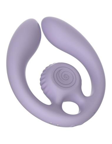 SNAIL VIBE - GIZI DUO POROMS STIMULIATORIUS SU NUOTOLINIU VALDYMU ALYVINĖS SPALVOS