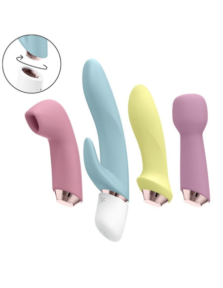SATISFYER - MARVELOUS FOUR VIBRATOR and AIR PULSE SET