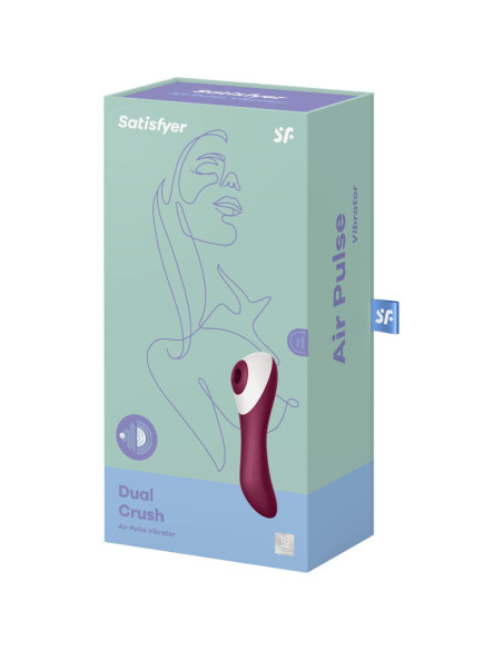 SATISFYER - Dvigubo slėgio oro pulsavimo vibratorius