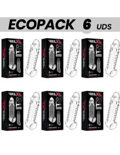 ECOPACK 6 VIENETAI - VIRILXL VARPOS ILGINIMO ĮRANGA IR ĮMAUTĖ V11 SKAIDRI