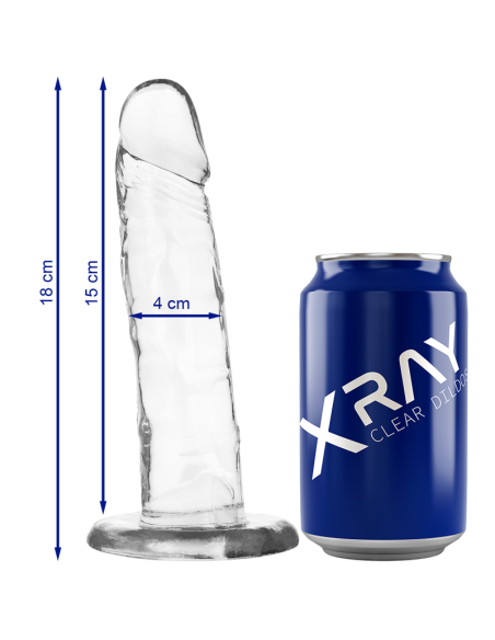 X RAY - HARNESS CLEAR COCK 18 CM -O- 4 CM