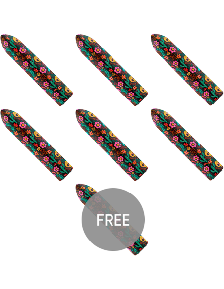 CUSTOM BULLETS - RECHARGEABLE SKULL MAGNETIC BULLET 10 INTENSITIES 6 1 FREE