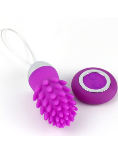ARMONY - AŠTUNKOJIS KAKTUSAS VIBRUOJAMAS KIAUŠINIS VIOLETINIS NUOTOLINIO VALDYMO PULTAS
