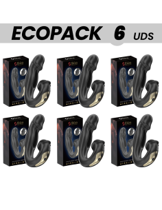 ECOPACKS 6 VIENETAI - IBIZA ROSE VIBRATORIUS SU SMŪGIO EFEKTU IR KLITORIAUS STIMULIATORIUMI
