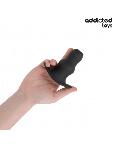 ADDICTED TOYS - HOLLOW ANAL PLUG SILICONE SIZE M 9.6 CM