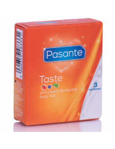 PASANTE - CONDOMS FLAVORS 3 UNITS