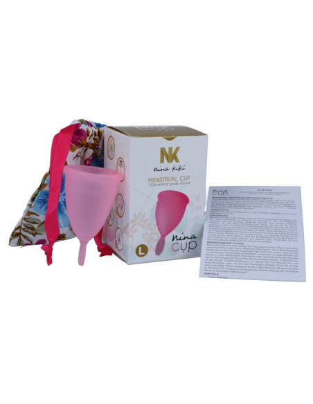 NINA KIKÍ - MENSTRUAL CUP PINK - SIZE L