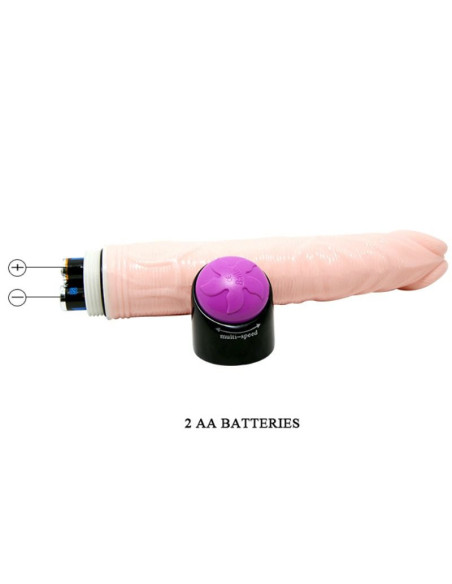 BAILE - ADOUR BAILE - KLUBINIS REALISTINIS VIBRATORIUS 23 CM NATŪRALUS