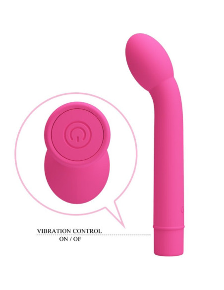 PRETTY LOVE - LOGAN G-SPOT VIBRATORIUS 10 VIBRAVIMŲ ROŽINIS