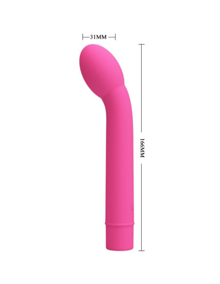 PRETTY LOVE - LOGAN G-SPOT VIBRATORIUS 10 VIBRAVIMŲ ROŽINIS