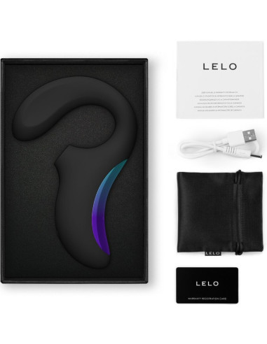 LELO ENIGMA WAVE trigubo vibravimo masažuoklis, juodas