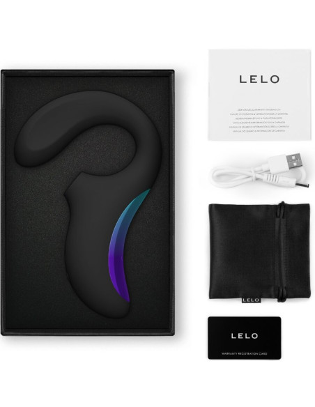 LELO ENIGMA WAVE trigubo vibravimo masažuoklis, juodas