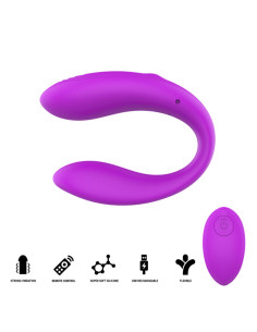 INTENSE - NORA VIBRATING CLAMP STIMULATOR PURPLE 2