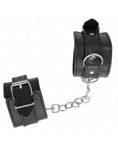 KINK - SIMPLE WRIST RESTRAINTS BLACK ADJUSTABLE 20-23 CM X 5.5 CM