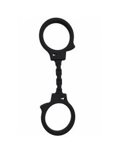 DIABLO PICANTE - SILICONE HANDCUFFS BLACK