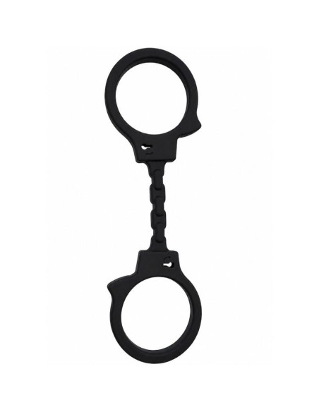 DIABLO PICANTE - SILICONE HANDCUFFS BLACK