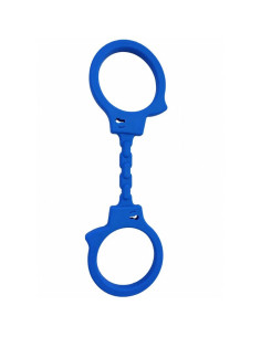 DIABLO PICANTE - SILICONE HANDCUFFS BLUE