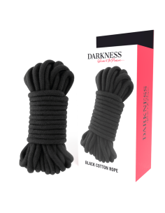 DARKNESS - japoniška virvė 10 m juoda