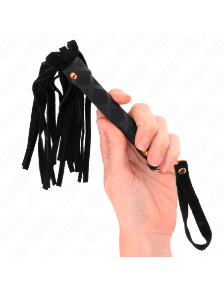 KINK - BLACK SUEDE MINI WHIP 30 CM