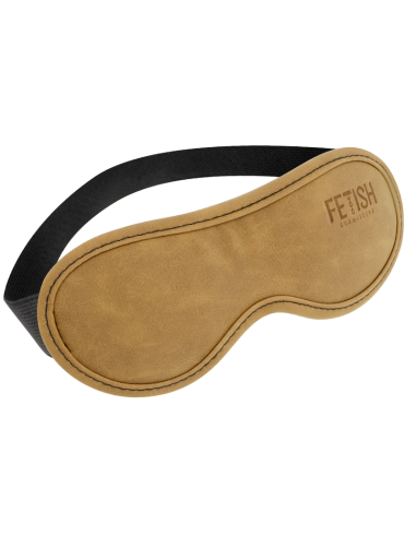 FETISH SUBMISSIVE ORIGEN - VEGAN LEATHER MASK WITH NEOPRENE LINING