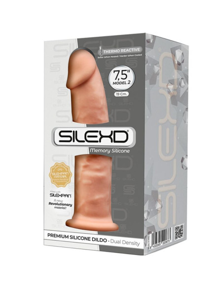 SILEXD - MODEL 2 REALISTIC PENIS PREMIUM SILEXPAN SILICONE 19 CM