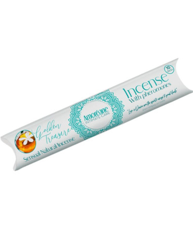 AMOREANE - GOLDEN TREASURE INCENSE WITH PHEROMONES JASMINE AROMA