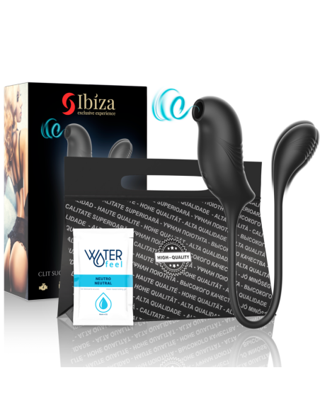 IBIZA - STEBUKLINGAS KLITORIO SIURBIMO IR VIBRACIJOS STIMULIATORIUS