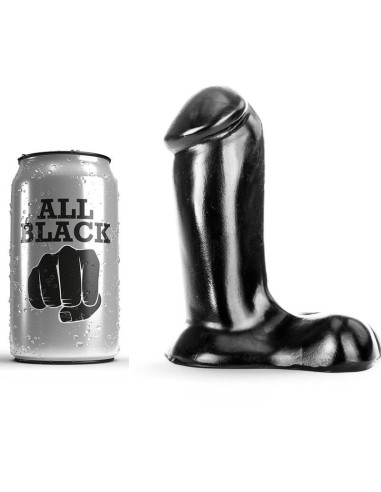 ALL BLACK - REALISTINIS DILDO 14 CM