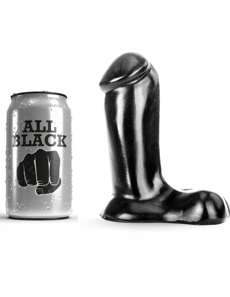 ALL BLACK - DILDO REALISTIC 14 CM