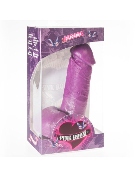 PINK ROOM - NAO REALISTINIS DILDO VIOLETINIS 16 CM