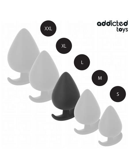 ADDICTED TOYS - SILIKONINIS ANALINIS KAIŠTIS, DYDIS L 8 CM