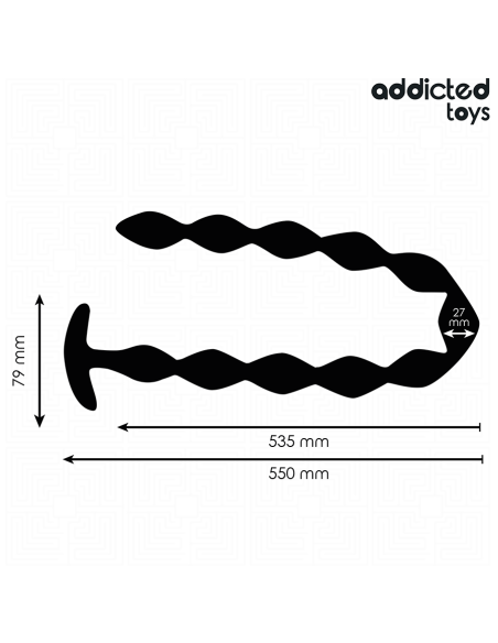 ADDICTED TOYS - YPAČ ILGAS SILIKONINIS ANALINIS KAIŠTIS