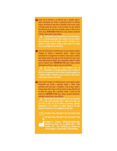 CONTROL - LUB GEL CHOCOLATE LUBRICANT 75 ML