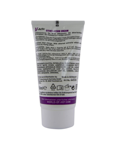 HOT - V-ACTIV STIMULATION CREAM FOR WOMEN 50 ML
