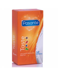 PASANTE - CONDOMS FLAVORS 12 UNITS