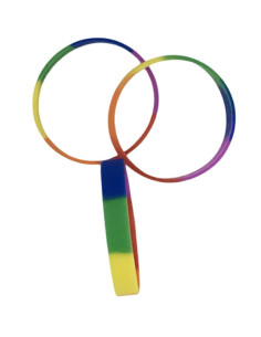 PRIDE - LGBT VĖLIAVOS SILIKONINĖ APYRANKĖ