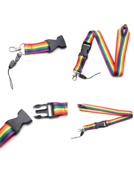 PRIDE - LGBT FLAG LANYARD