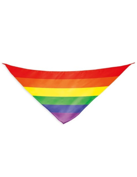 PRIDE - VAIVORYKŠTĖS VĖLIAVOS TRIKAMPIS MEDVILNINIS ŠALIKAS