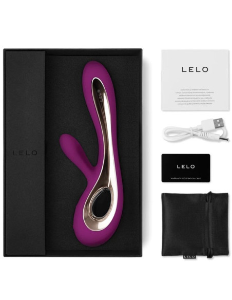 LELO - SORAYA 2 RABBIT VIOLETINIS VIBRATORIUS ŽENKLAS